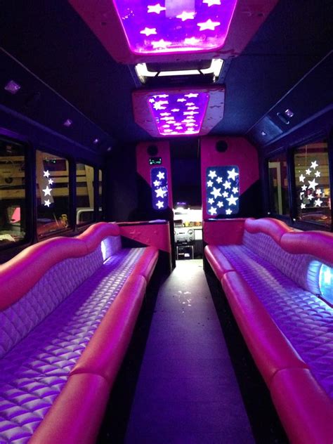 Pink Limo Bus | Syracuse Limo Bus