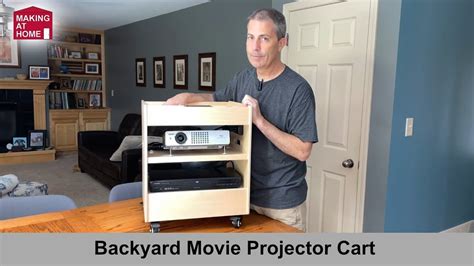Backyard Movie Projector Cart - YouTube