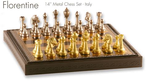 Metal Chess Sets | Gold Siver Pewter | Chess House