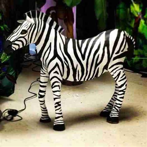 Paper Mache Zebra • Ultimate Paper Mache