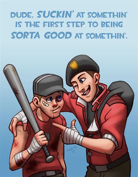 [Image] Tf2 scout spitting facts here. : r/GetMotivated