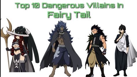 Top 10 GREATEST Fairy Tail Villains - YouTube