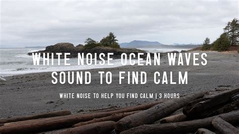 WHITE NOISE OCEAN WAVES | 4K UHD | Stress Relief, meditation & Deep ...