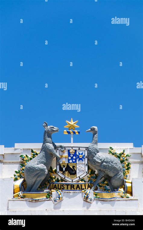 Australian coat of arms hi-res stock photography and images - Alamy