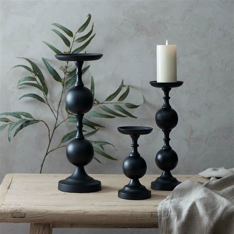 Black candle holders – Artofit