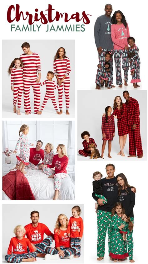 Family Christmas Jammies Roundup - SUGAR MAPLE notes