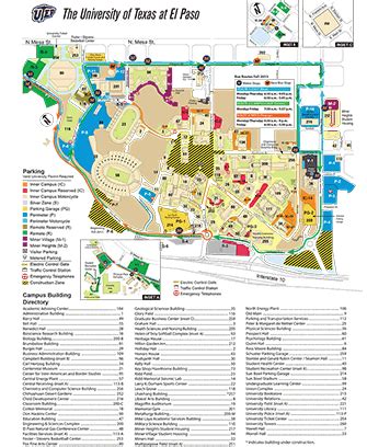 UTEP CAMPUS MAP PDF DOWNLOAD