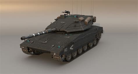 3D Model Merkava Iv - TurboSquid 1388913