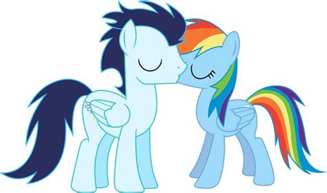 Soarin'Dash Kiss by https://www.deviantart.com/rainbowderp98 on @DeviantArt | My little pony ...