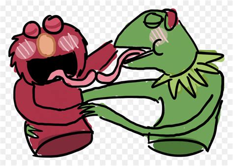 Elmo X Kermit - Kermit The Frog Clipart - FlyClipart