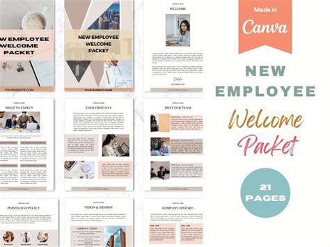 New Hire Welcome Packet, New Employee Guide, Employee Welcome Package ...