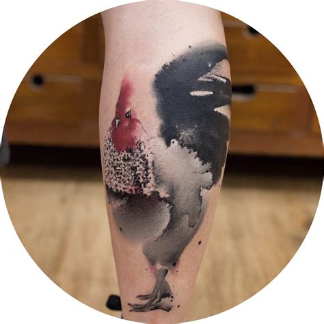 #tattoos chinese ink painting instagram：chenjie.newtattoo | Chicken tattoo, Tattoo magazines ...