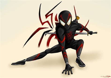 Spiderman Ninja Style by theorangina33 on DeviantArt