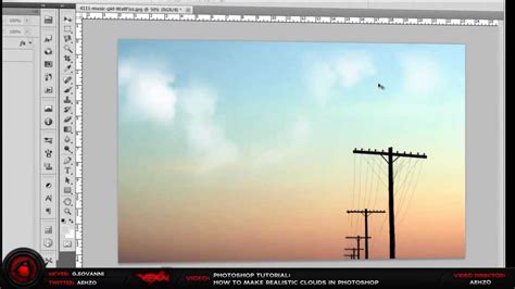 How To Make Realistic Clouds In Photoshop - YouTube