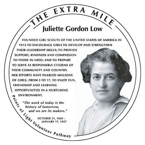 Juliette Gordon Low (October 31, 1860 – January 17, 1927) was the ...