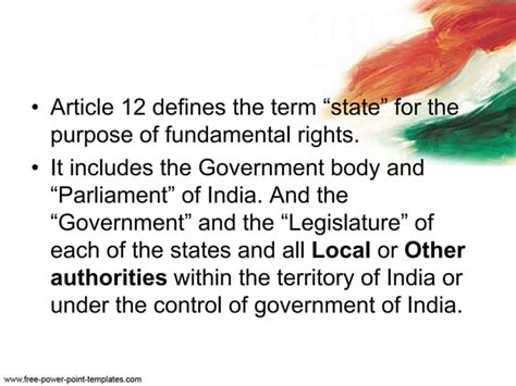 Article 12 The Constitution of India