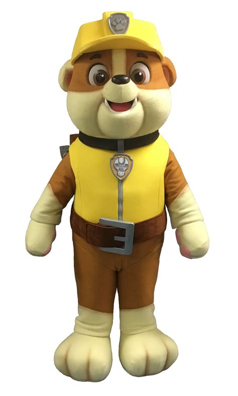 Rubble from #PAWPatrol | Paw patrol toys, Paw patrol costume, Rubble ...