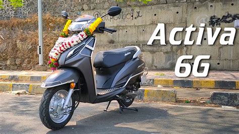 Honda Activa 6G Matte Gray Color | BS6 | Silent Start | Features | Info-Bearer | - YouTube