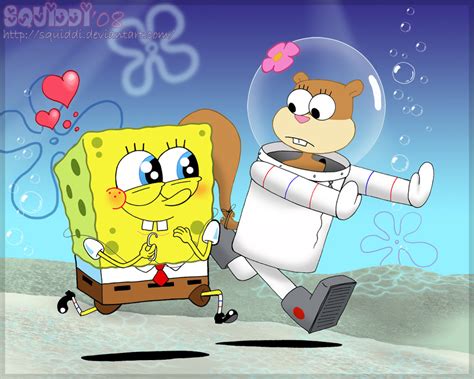 spongebob and sandy - Spongebob Squarepants Fan Art (36783117) - Fanpop