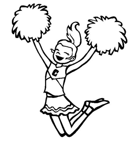 Cheerleader Drawing | Free download on ClipArtMag