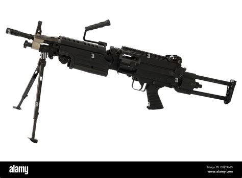 M249 squad automatic weapon Cut Out Stock Images & Pictures - Alamy