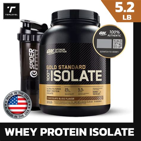 Optimum Nutrition 100% Gold Standard Isolate 5 Lbs.- Chocolate Bliss เวย์โปรตีนไอโซเลท เสริม ...