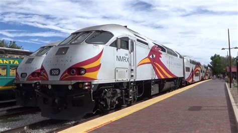 Riding The Rail Runner Express from Santa Fe to Albuquerque - YouTube