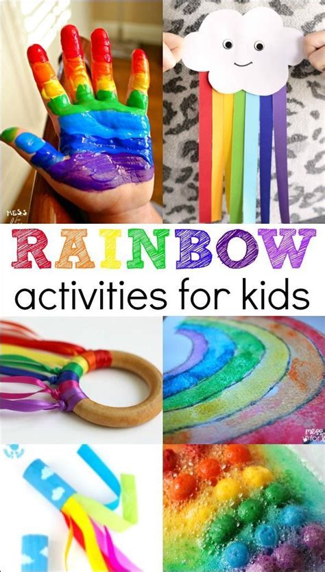 Rainbow Activities for Kids | Rainbow activities, Rainbow kids, Rainbow crafts