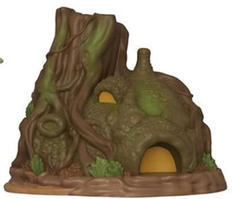 Yoda's Hut | Dagobah Yoda With Hut - Star Wars Funko (2020) Deluxe Pops 11