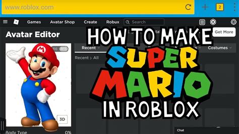 How To Make Super Mario in Roblox - YouTube