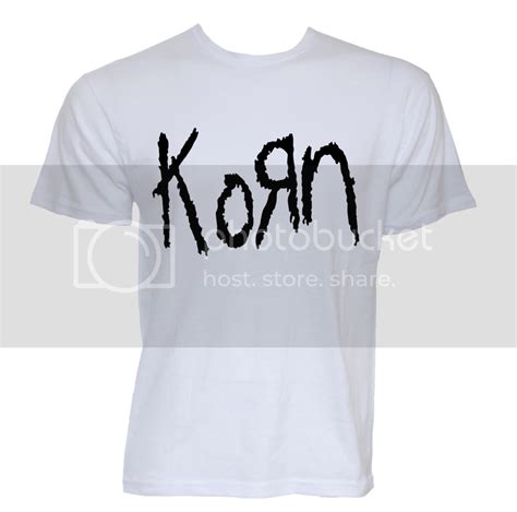 KORN BAND T-SHIRT BLACK HEAVY NU METAL MUSIC COTTON OFFICIAL CONCERT ...