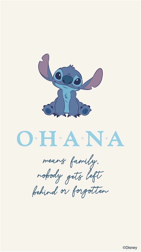 Stitch / Ohana Wallpaper / Disney Style | Lilo and stitch drawings, Lilo and stitch quotes ...