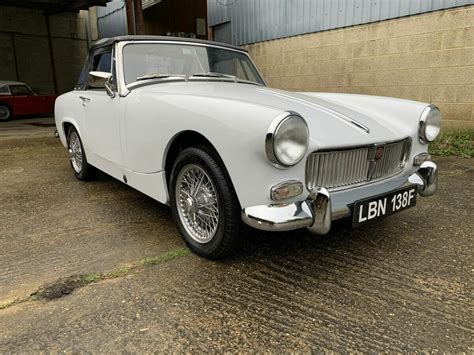 1967/F MG Midget MkIII 1275cc in Artic White. – Mike Authers Classics