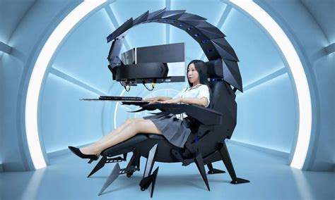 Feel Like A Supervillain Working From Home In This Crazy Looking Gaming Chair | Ubergizmo