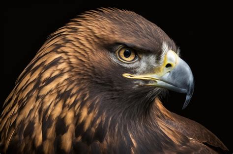 Premium AI Image | Golden Eagle in portrait