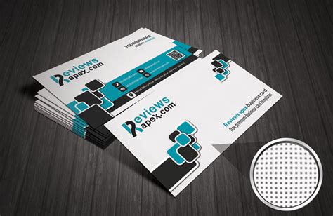 Modern White Corporate Business Card Template by ArenaReviews on DeviantArt