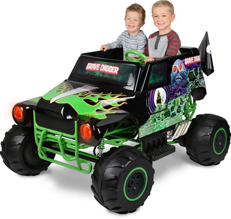 Monster Truck Electric Kids Ride On Car Toy Christmas Gift Sound Lights 2 speed #MonsterTruck ...