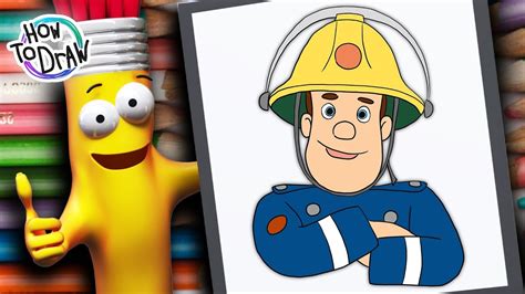 SAM from Fireman Sam - How to draw?! #7 - YouTube