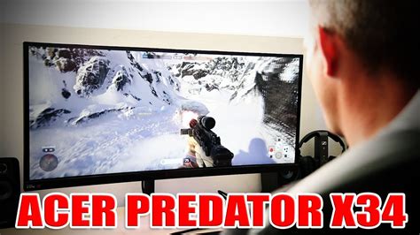 21:9 PC Gaming! Acer X34 Predator - YouTube