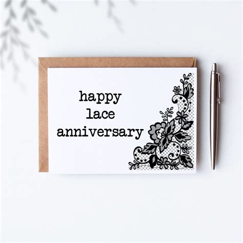 13th Anniversary Card 13th Anniversary Gifts for Her 13th Anniversary Gifts for Him 13th ...