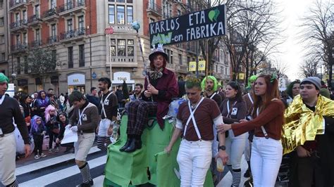 Las mejores imágenes del Desfile de Carnaval de Bilbao