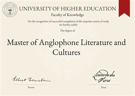 Master of Anglophone Literature and Cultures MA in Anglophone Literature and Cultures | uniRank