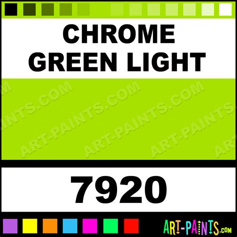 Chrome Green Light Artists Oil Paints - 7920 - Chrome Green Light Paint, Chrome Green Light ...