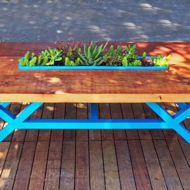 Reclaimed Wood Succulent Table *(Example)*Redwood Coffee Table-Rustic Coffee Table-Living ...