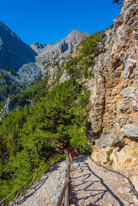 Samaria Gorge at Greek Island Crete Stock Image - Image of wildlife ...