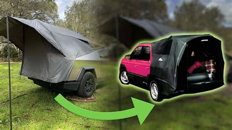 Tesla’s $3,000 Cybertruck Rooftop Tent Reminds Us Of The Pontiac Aztek