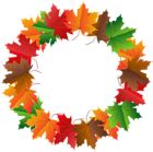 Autumn Leaves Frame PNG Clipart | Gallery Yopriceville - High-Quality Free Images and ...