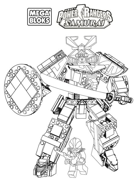 Power Rangers Megazord Coloring Pages