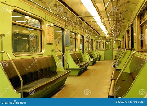 Metro car interior stock photo. Image of motion, metro - 2265770