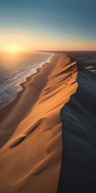 Premium AI Image | Awardwinning Dune Photography Of A Beautiful Beach